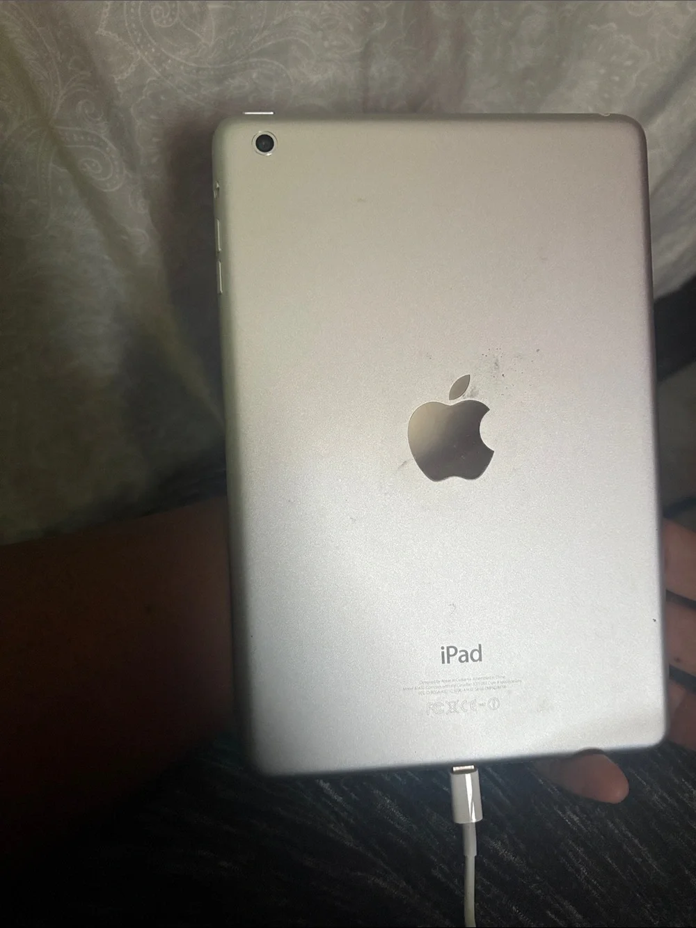 Apple iPad Mini in White with Silver Back